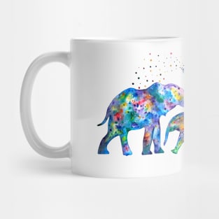 Mom and baby elephants Mug